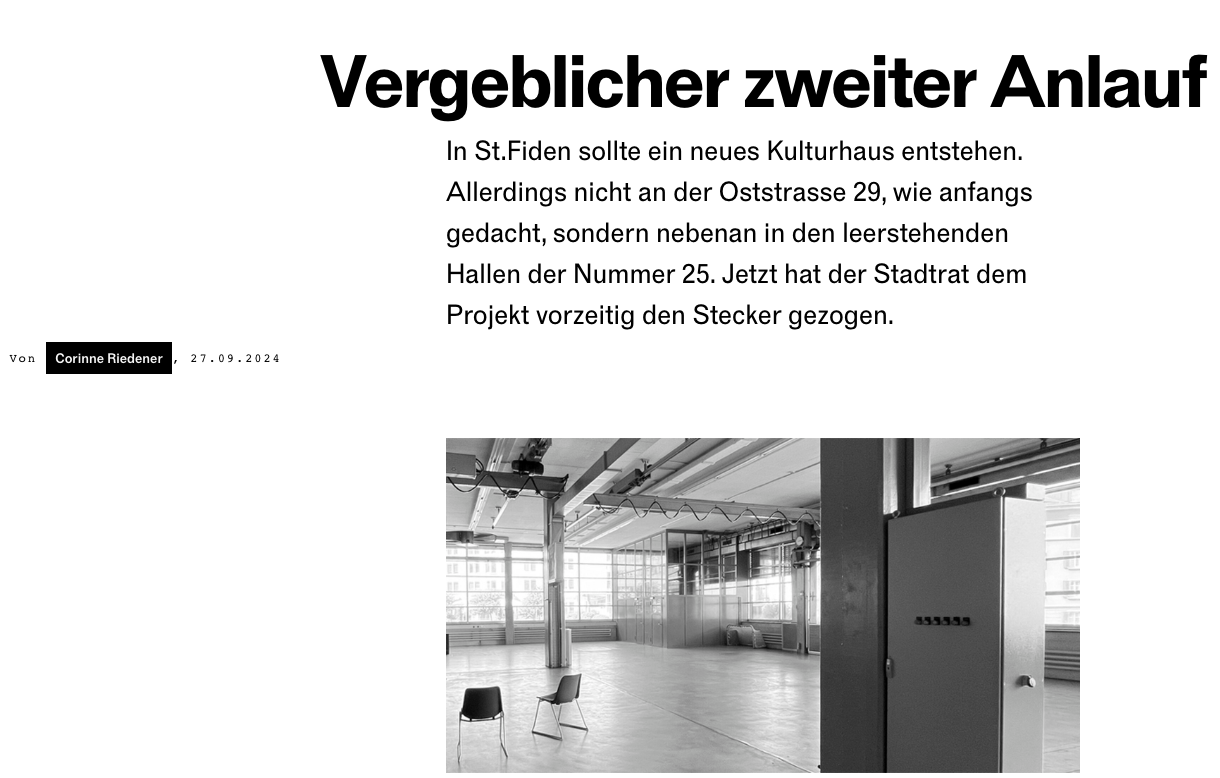 Vergeblicher zweiter Anlauf